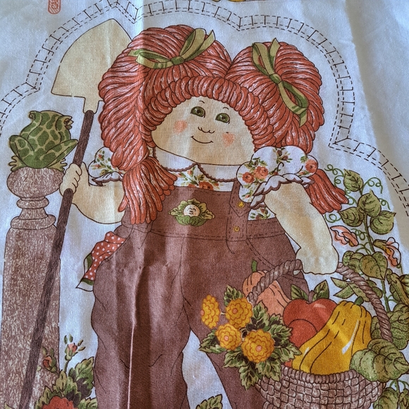 Vintage 1983 Cabbage Patch Pillow Cutout Pattern - Picture 8 of 10